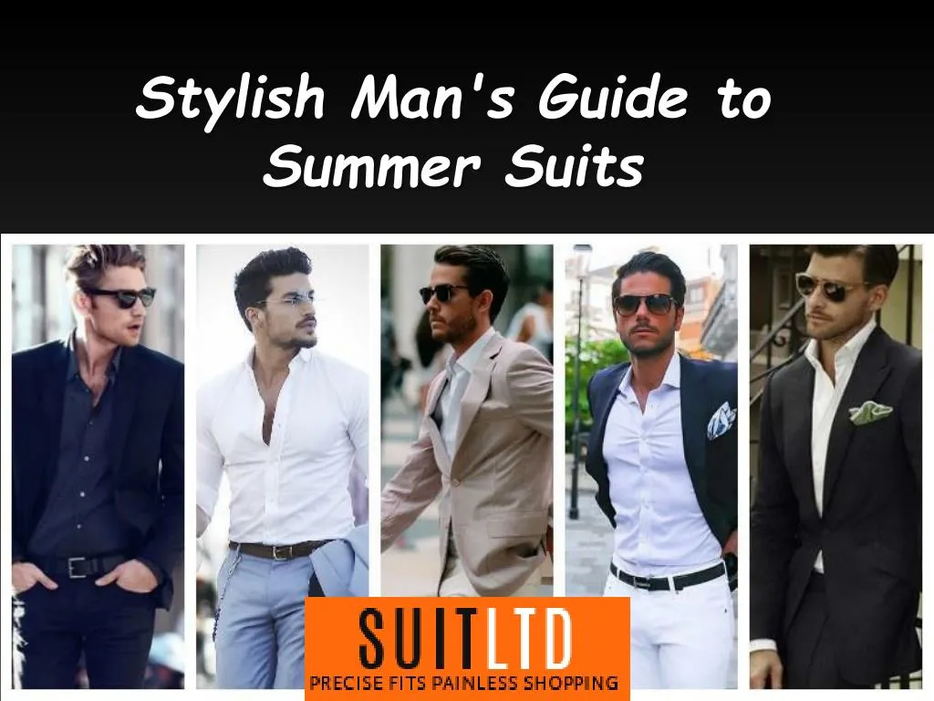 stylish man s guide to summer suits