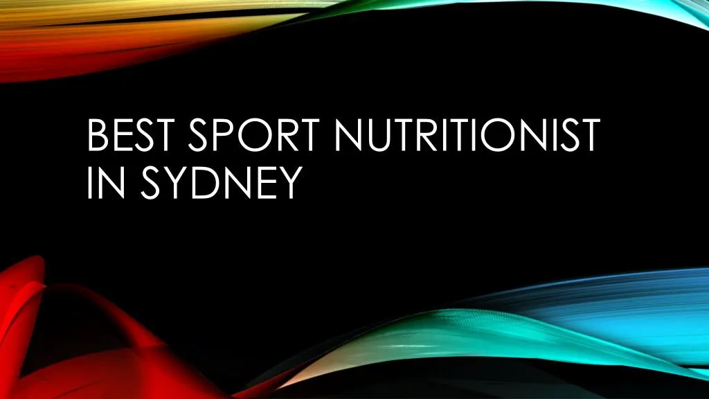 best sport nutritionist in sydney