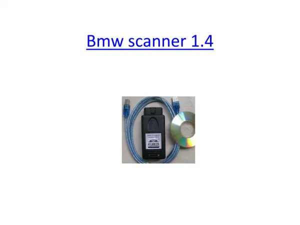 Bmw scanner
