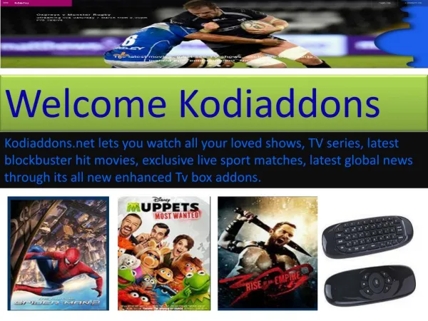 Tv addons at kodiaddons.net