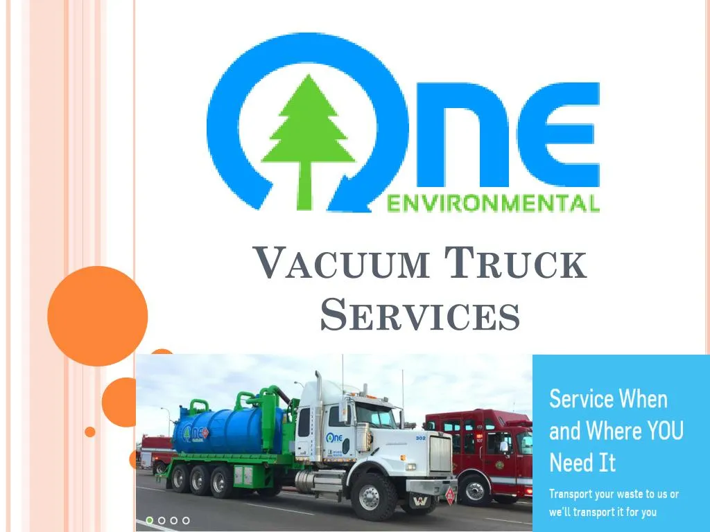 vacuum truck services