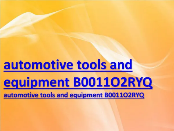 automotive tools and equipment B0011O2RYQ