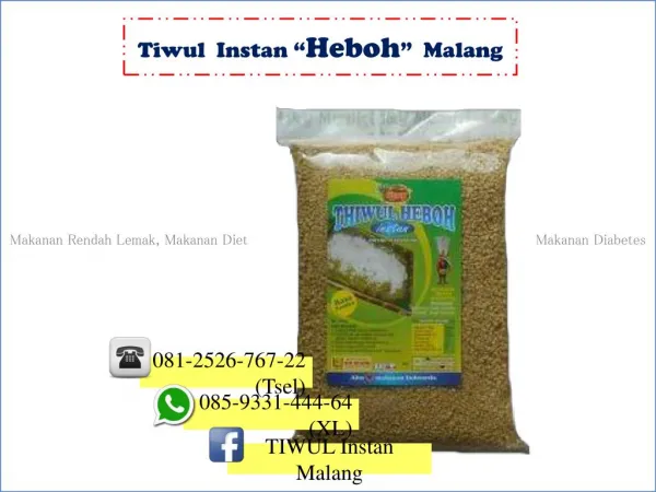 Tiwul Instan Murah, Tiwul Instan di Malang, Harga Tiwul Instan085-9331-444-64 (XL)