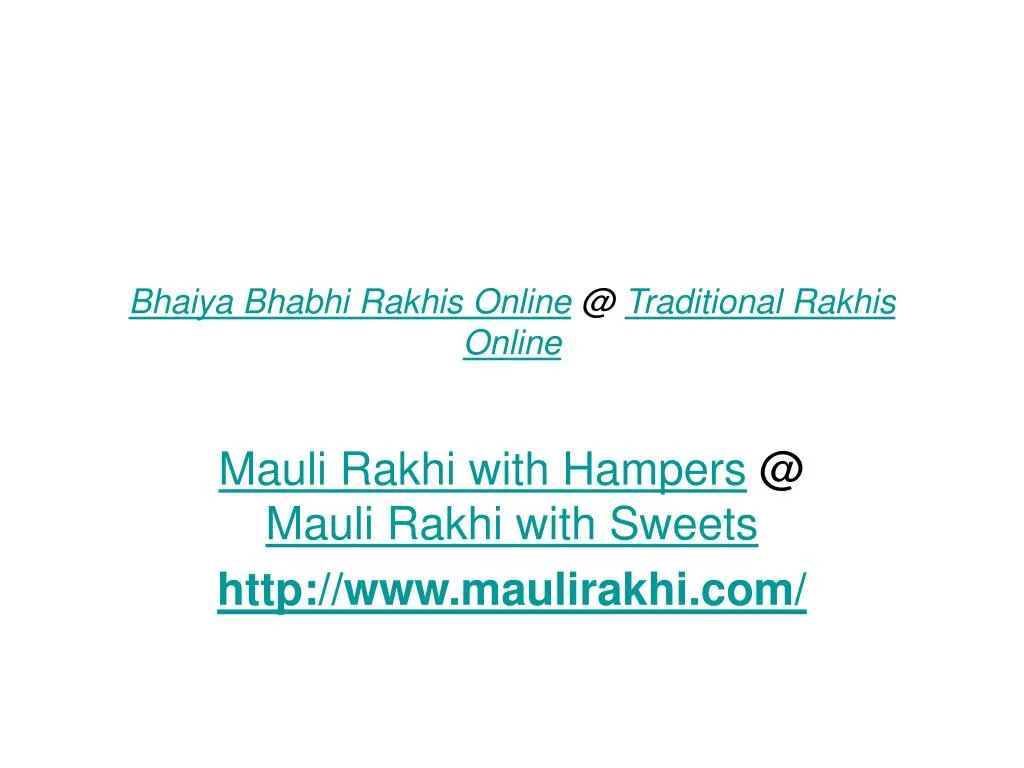 bhaiya bhabhi rakhis online @ traditional rakhis online