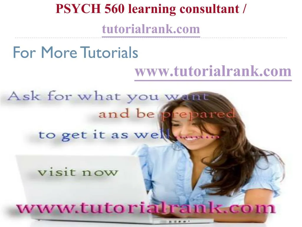 psych 560 learning consultant tutorialrank com