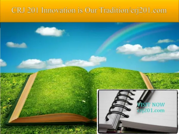 CRJ 201 Innovation is Our Tradition/crj201.com