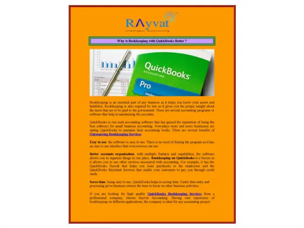 Why is Bookkeeping with QuickBooks Better?