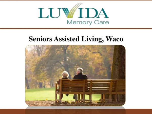 Seniors Assisted Living, Waco