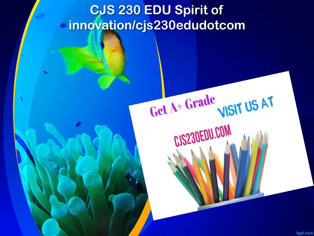 cjs 230 edu spirit of innovation cjs230edudotcom