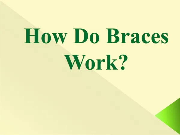 How Do Braces Work?