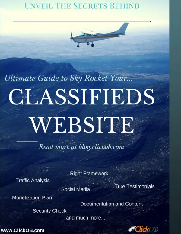 The Ultimate Guide To Sky Rocket Your Classifieds Website