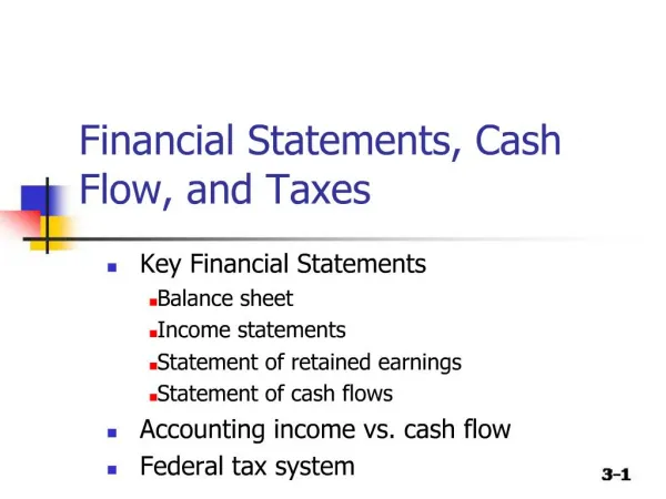 PPT - Financial And Non-Financial Solutions To Fix Cash Flow Problems ...