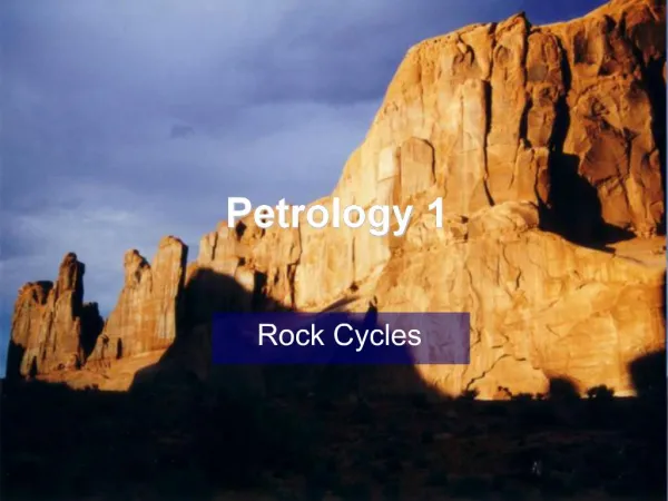 Petrology 1