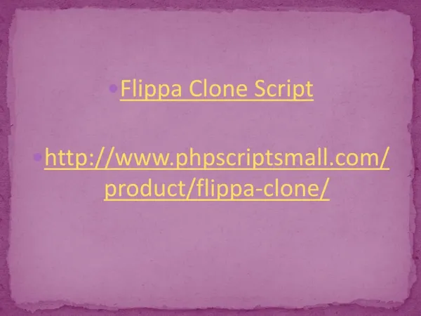 Flippa Clone, Flippa Script