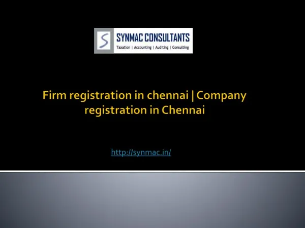 Firm registration in chennai | Company registration in Chennai