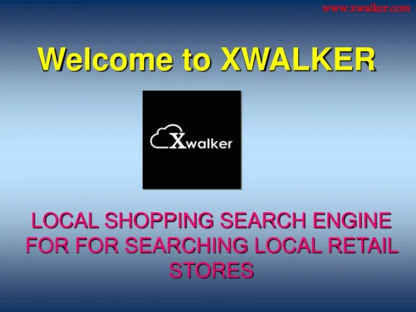 Xwalker Local Shopping Search