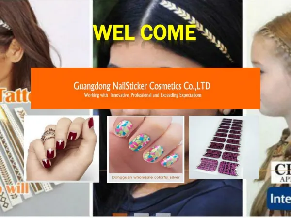 The best provider of stylish Nail stickers for girls