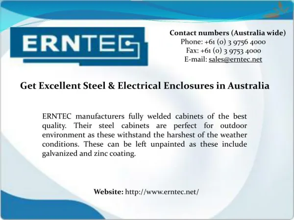 Steel & Electrical Enclosures Manufacturers in Australia