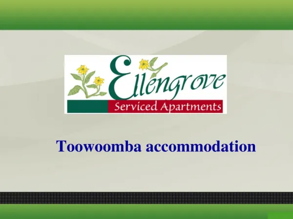 What You Should Be Looking For Serviced Accommodation Toowoomba?