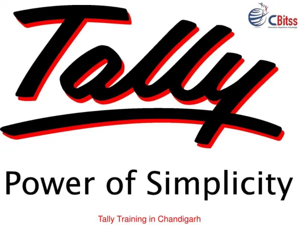 Tally course in Chandigarh