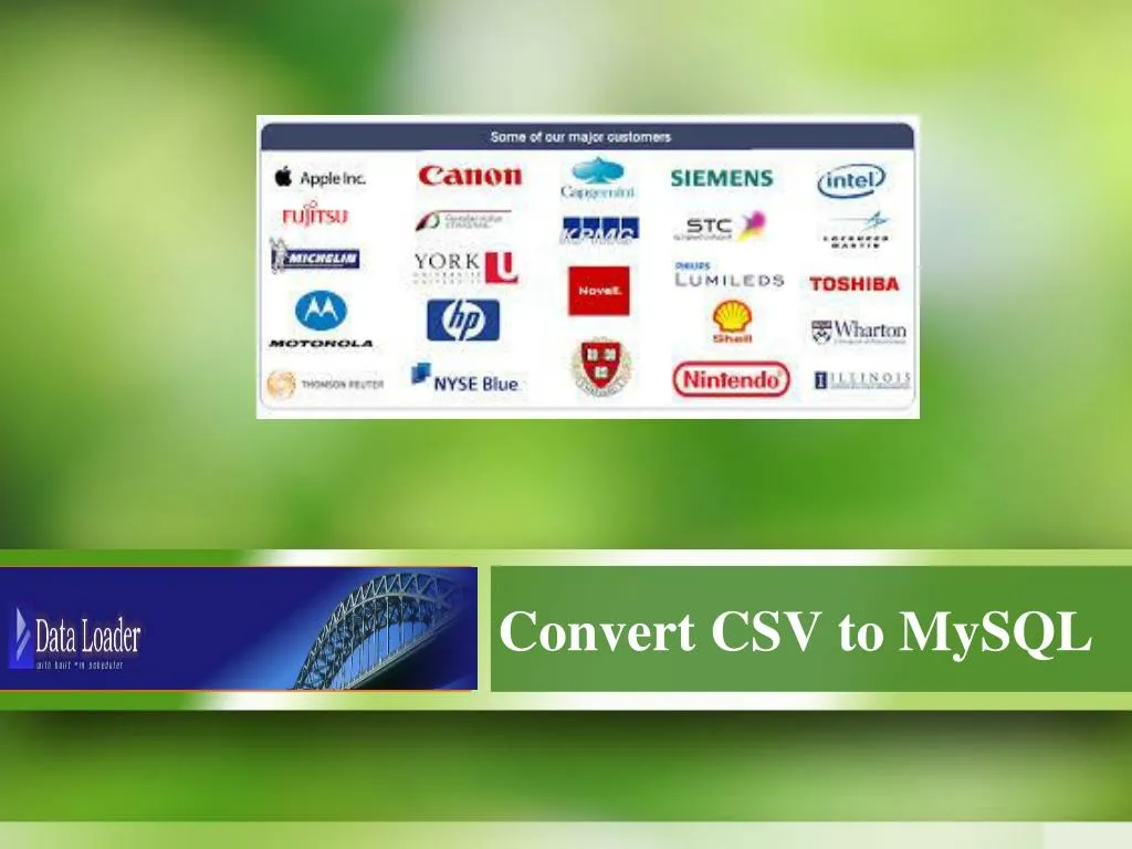convert csv to mysql