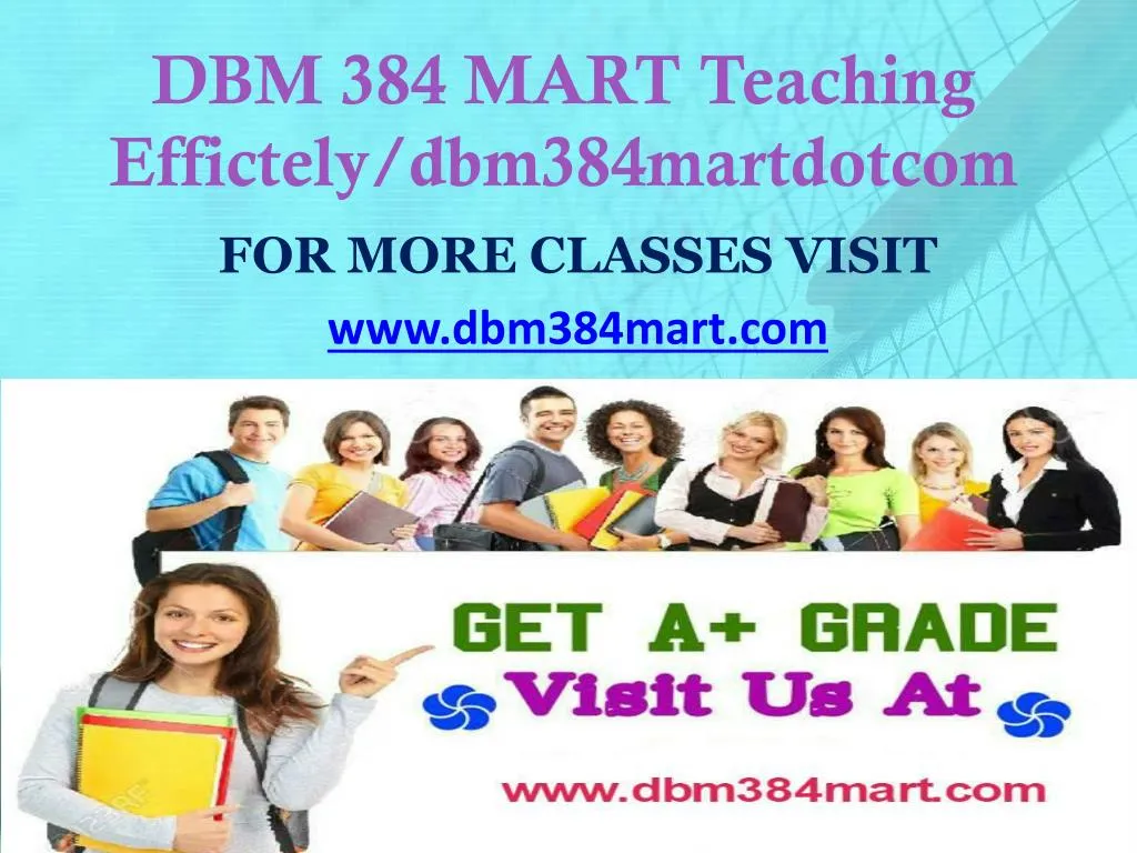 dbm 384 mart teaching effictely dbm384martdotcom