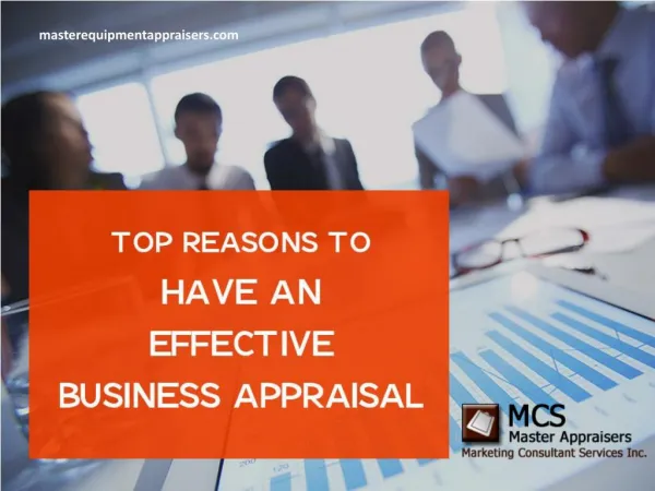 Reasons to Get a Certified Business Appraisal