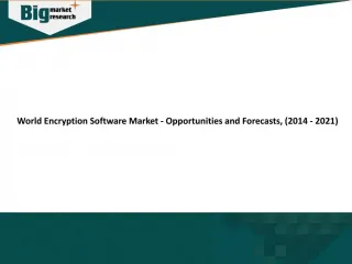 World Encryption software market - slide 1