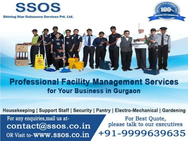 Facility management company in gurgaon SSOS 91-9999639635