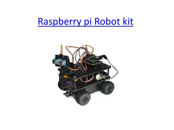 Raspberry Pi Robot Kit India – Robomart