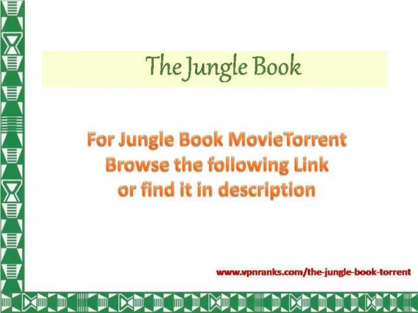 The Jungle Book Torrent