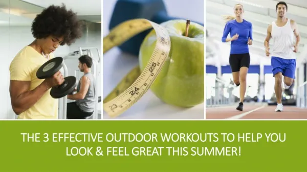 3 Effective outdoor workouts