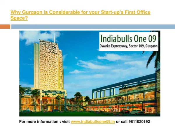 Why Gurgaon is Considerable for your Start-up’s First Office Space?