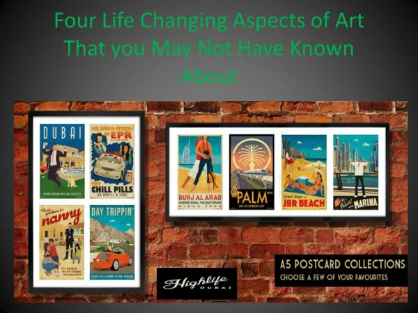 Four life changing aspects of art that you may not have known about
