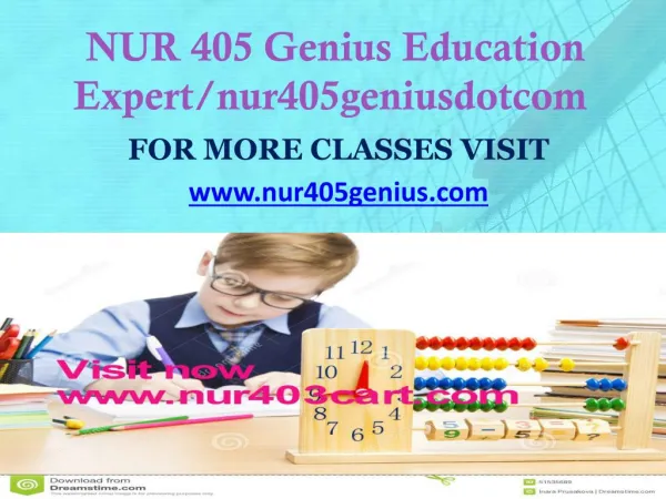 NUR 405 GENIUS peer educator/nur405geniesdotcom