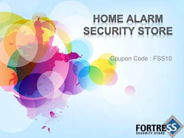 Home alarm security system Fortress Security Store