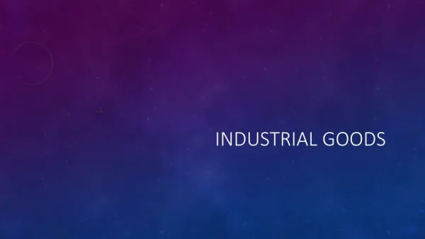 Industrial Goods Online