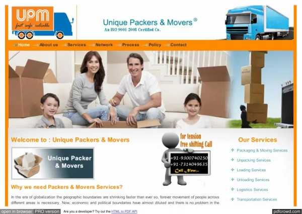 Indore Packers and Movers