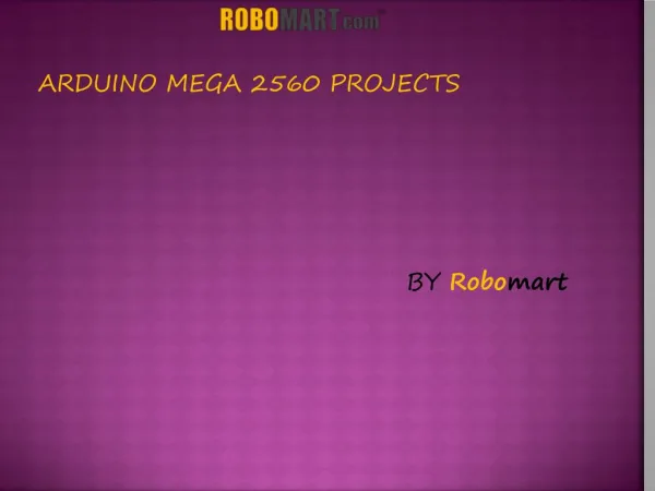 Arduino Mega 2560 Projects