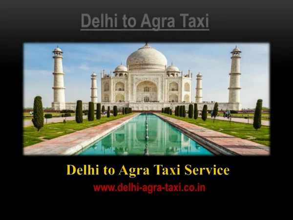 Delhi to Agra Taxi | Innova Taxi Delhi to Agra