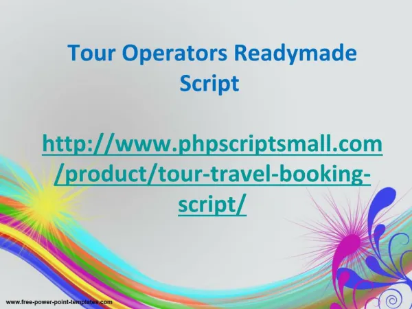 Travel Agency Script, Tour Operators Readymade Script