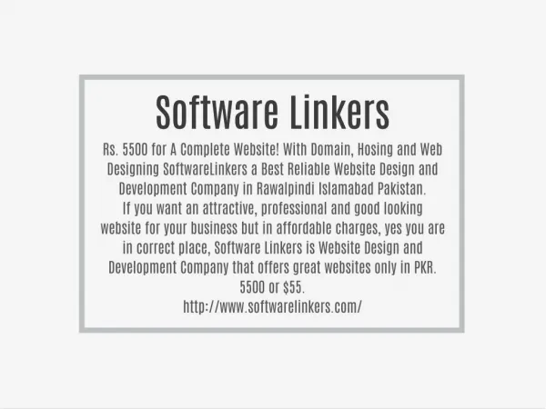 Complete website Domain Hosting Designing Rs.5500/-