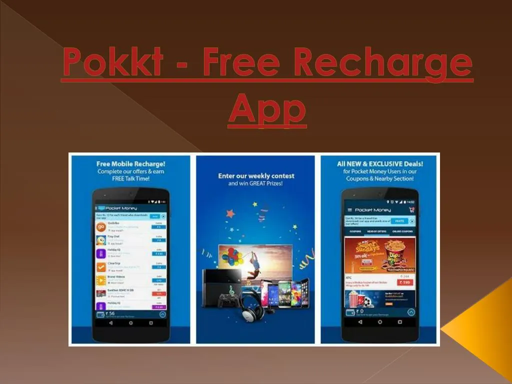 pokkt free recharge app