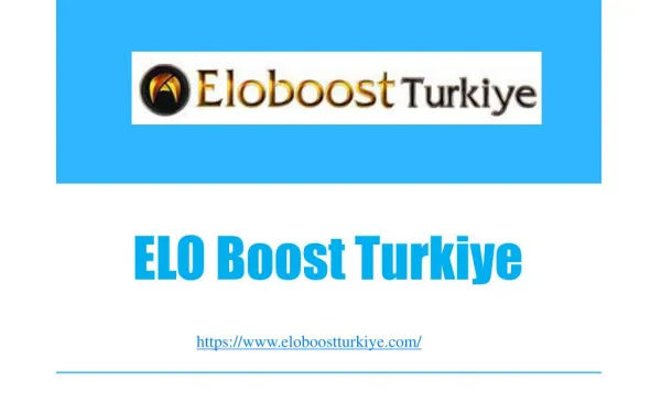 ELO Boost Turkiye