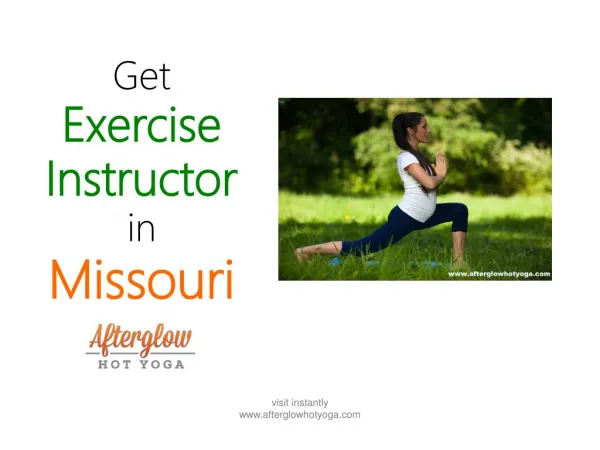 Exercise Instructor in Missouri