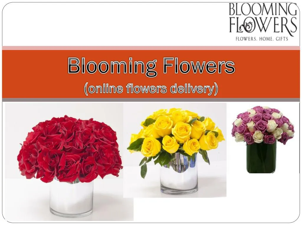 blooming flowers online flowers delivery