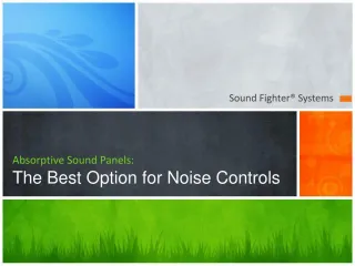 Absorptive LSE Sound Panels