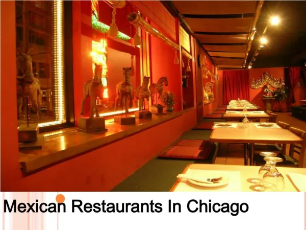 Mexican Restaurants In Chicago