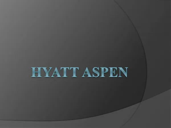 Hyatt Aspen