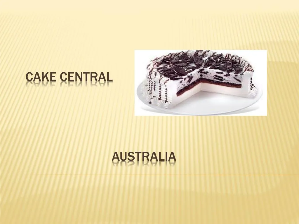cake central australia